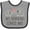 Heather and Black, variant on Inktastic My Grandad Loves Me Boys or Girls Baby Bib