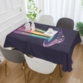 thumbnail image 2 of Yayeee Tablecloths 60" x 108" Rectangle Wrinkle Resistant Party Table Cover, Purple UFO, 2 of 8