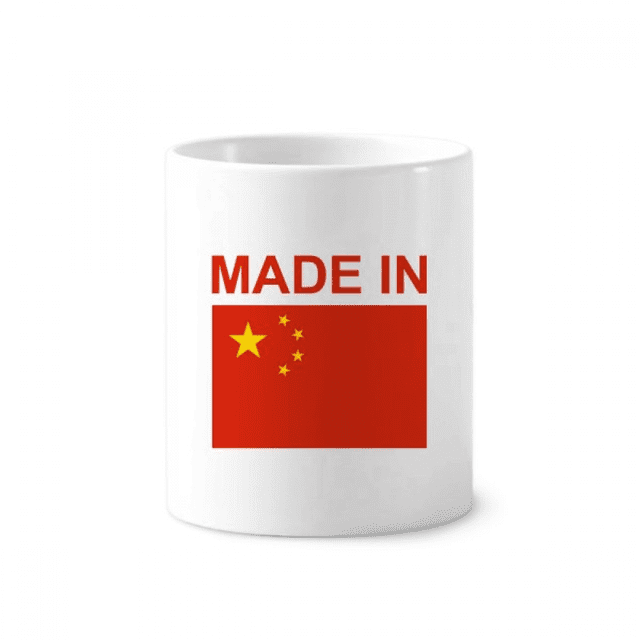Chine Pays Amour Stylo à Brosse Mug Cerac Stand Crayon Tasse