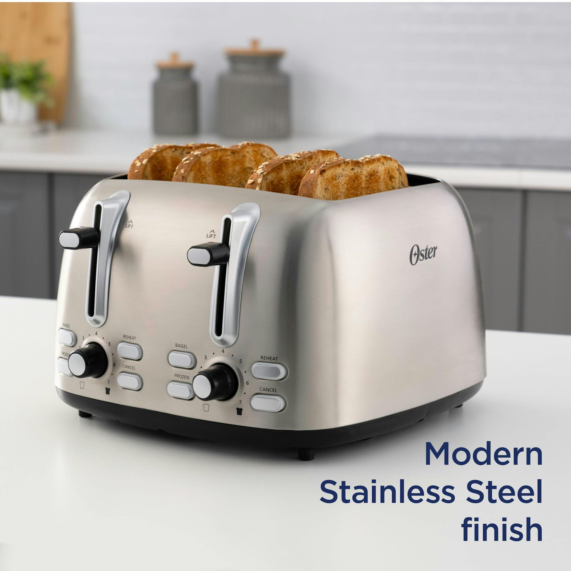 Oster® 4 Slice Toaster, Stainless Steel