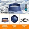 thumbnail image 4 of K&H Pet Products Thermal-Bowl Outdoor Heated Cat & Dog Water Bowl Blue 96 Ounces, 4 of 9