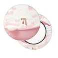 thumbnail image 2 of Balery Cute Bathtub Fundas de asiento para taburete de bar redondo de tela de terciopelo ajustables que protegen de arañazos y manchas para sillas de 14 a 17 pulgadas.-13 inch, 2 of 7