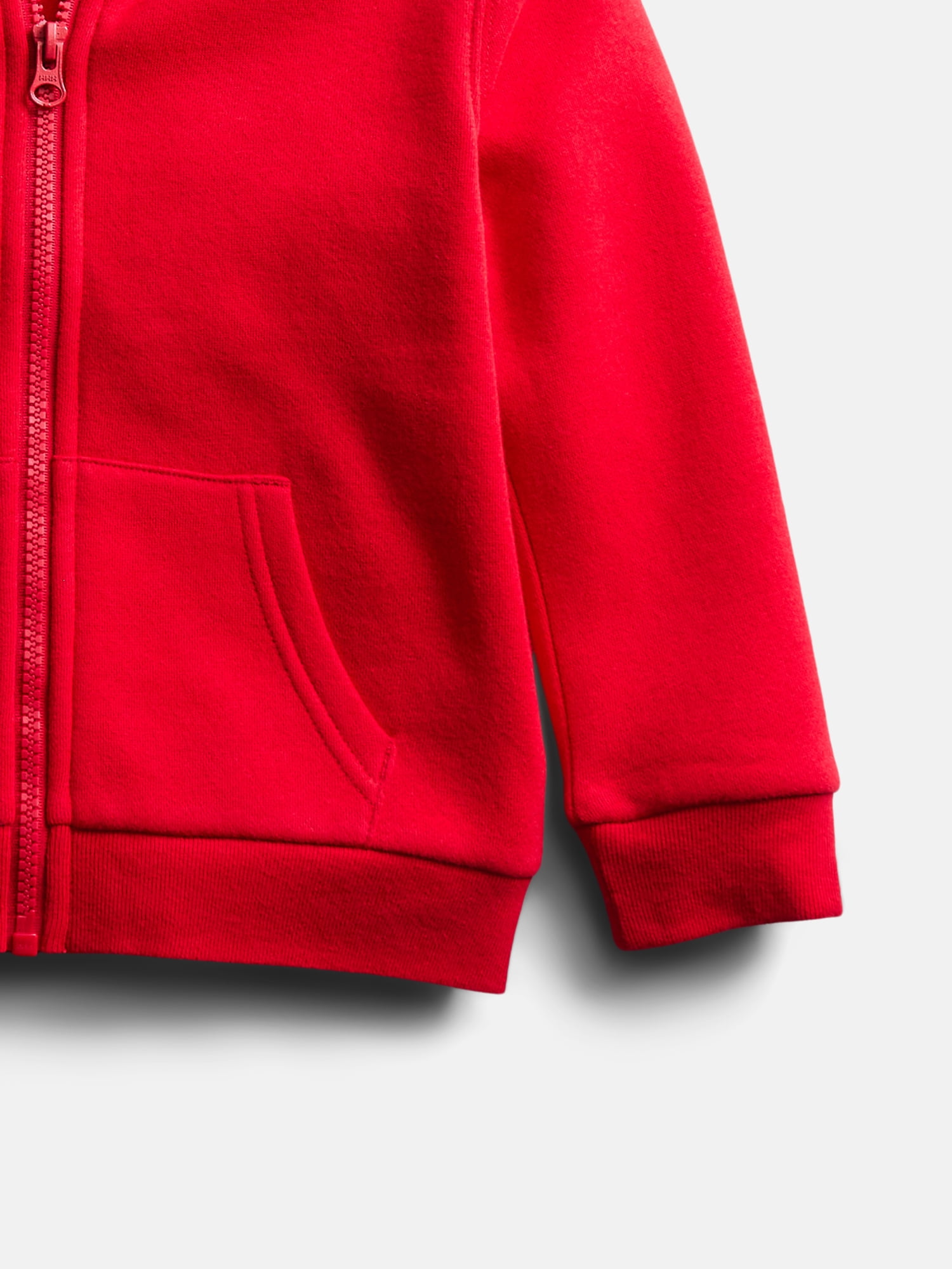 Wonder Nation Baby and Toddler Fleece Zip Up Hoodie, Sizes 0M-5T