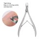 thumbnail image 3 of Tijeras para cutículas de manicura Pinzas para cutículas de acero inoxidable Pinzas para cutículas Tijeras Recortador de cutículas Pinzas para cutículas Pinzas para ANGGREK  Otros, 3 of 7