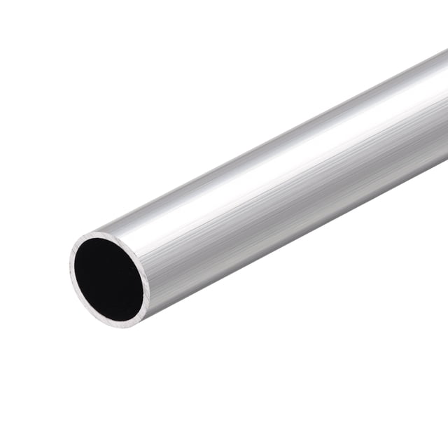 Tuberías redondas de aluminio Uxcell 6063, tubería recta sin costuras 20mm x 18mm x 300mm