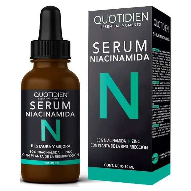 Serum Niacinamida + Zinc Skin Care Hidratante Suero Facial Quotidien 30ml Quotidien Serum Niacinamida Serum