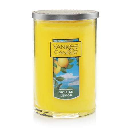 - Yankee Candle Large 2-Wick Tumbler Scented Candle, Sicilian Lemon