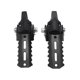 thumbnail image 1 of Speravity Paquete de 2 estriberas para motocicleta, reposapiés plegado, Pedal de carretera, piezas de repuesto para estriberas, reemplazo de reparación Accesorios para motos Negro Speravity VI016707-01B, 1 of 6