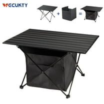 Portable Aluminum Folding Beach Table, 24 in Length, 20 in Width, L