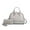 CRC Gray, variant on Frida Vegan Leather Women's Satchel Bag & Wristlet Wallet, Stylish Top-handle Purse Handbag 2 pcs by Mia K - Red