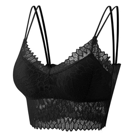

uikmnh Bras for Women Women Bra Bra Top Solid Vest Lace Seamless Breathable Push Up Top Underwe