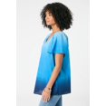 thumbnail image 2 of Roaman's Women's Plus Size Embroidered Ruffle Blouse, 2 of 4