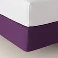 thumbnail image 6 of DNG Creations 1 Piece Box Spring Cover 100% Egyptian Cotton Wrap Around 4 Sides for Hotel & Home, Fits Box Springs up to 18 Inch Deep Pocket ( Solid Plum - King ), 6 of 7