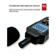 thumbnail image 2 of Noise Decibel Meter, 30-130dB Digital Sound Level Meter DB Measuring Instrument Mini Sonometer Decibelimetro Portable Noise Decibel Monitor
--------
with Fast Response Speed, 2 of 7