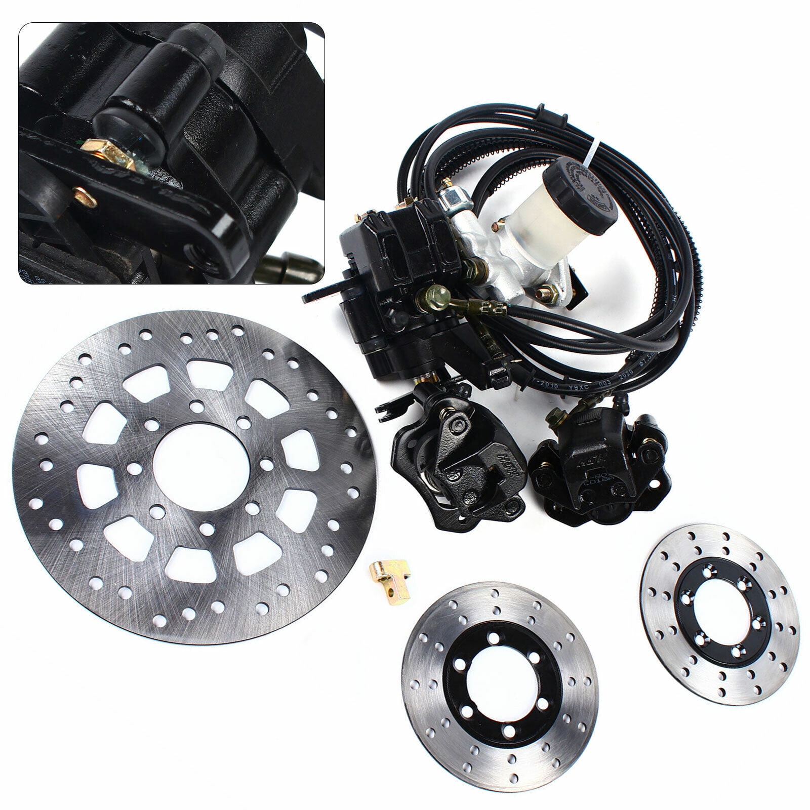 CNCEST GOKART Hydraulic Brake Master Cylinder Kit KD150BRKIT Rear For