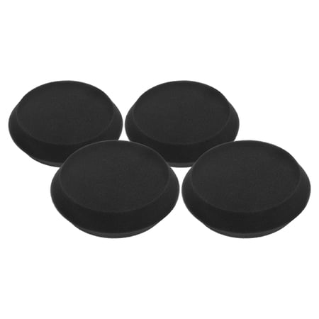 SEWCHICS Woolen Waxing Pads Cotton Sponge Buffing Pads Black For Car Waxing Tools