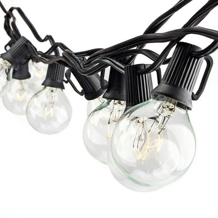 Zitrades Globe String Lights with G40 Bulbs UL Listed 25ft Outdoor String Lights for Patio Garden Commercial Party