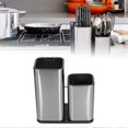 thumbnail image 2 of 2 in 1 Knife Holder with Cutting Board Organizer Stainless Steel Kitchen Storage Accessory, 2 of 5