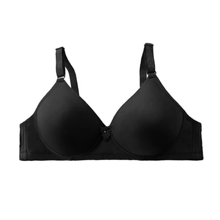 

Felwors Women s Underwire Bra Steel Rimless Comfort Gather Thin Simple Large Bra