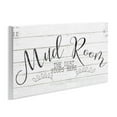thumbnail image 3 of The Stupell Home Decor Collection Mud Room The Dirt Stops Here Typography Black and White Planked Look Wall Plaque Art, 3 of 5