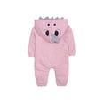 thumbnail image 2 of Baby Boy Romper Boys Shark Hooded Long Sleeve Romper Jumpsuit Playwear Toddler Jumpsuit Pink 3-6 Months, 2 of 2