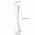 thumbnail image 2 of Sktrjpolfis 19.1inch Tall Plastic Vase, Imitation Ceramic Look, Lightweight, for Living Room Bedroom Office Table Decor, 2 of 5