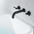 thumbnail image 5 of SUMERAIN Wall Mount Bathtub Faucet, High Flow Tub Filler with Two Handle,Oil Rubbed Bronze, 5 of 7