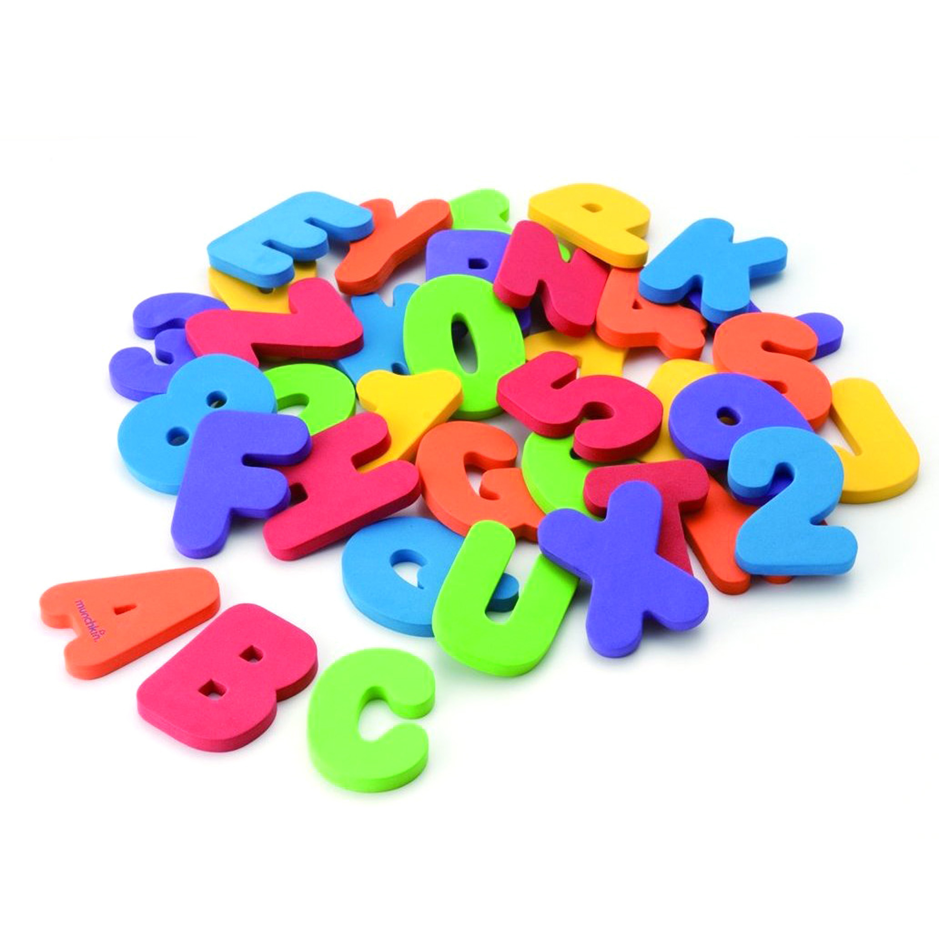 Munchkin Letters and Numbers Bath Toy, Non-Toxic, Multi-Color, 36 Count - image 4 of 8