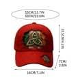 thumbnail image 3 of Gorra de béisbol para el Día de San Patricio | Gorra irlandesa para hombre y mujer | Diseño deportivo ajustable de perfil bajo | Bordado de trébol | Unisex (sirve para la mayoría de los adultos), 3 of 5
