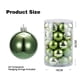 thumbnail image 2 of 34 Uds bolas de Navidad adornos juego de bolas de Navidad 4cm/1,57 pulgadas bolas de decoración de árbol de Navidad adornos colgantes, 2 of 6