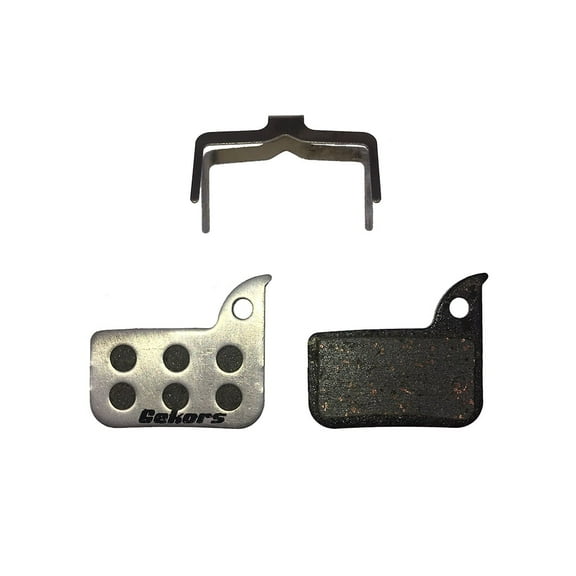 Gekors Lightweight Semi-Metallic Bicycle Disc Brake Pads with Aluminum Back for SRAM Rival 22,Force 22 Red 22, 1 Pair