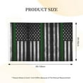 thumbnail image 3 of Thin Green Line Flag Flag Double Sided Printed 3x5 Ft Flag Banner Suitable For Yard Outdoor Party Decorative, 3 of 7