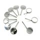 thumbnail image 1 of 10pcs/set 22cm Professional Dental Mouth Mirror Reflector Dentist Equipment Stainless Steel Dental Mirror Oral Care Tool Kit, 1 of 4