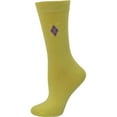 thumbnail image 2 of Sierra Socks Women's Dress Casual Argyle Bamboo Crew 1 Pair and 3 Pair Pack Socks (Large, Pink/Blue/Yellow), 2 of 7