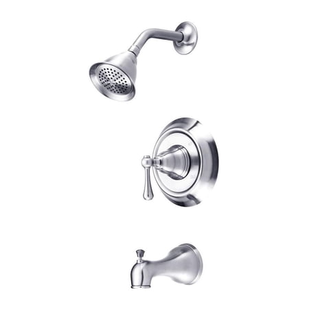 Pegasus 1000 Series 1 Handle Tub And Shower Faucet In Brushed