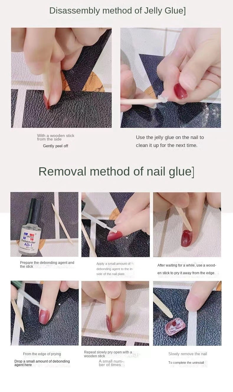 All-Day Comfort Press On Nails - Flexible French Tip Design for Active Lifestyles
