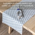 thumbnail image 3 of over&back 18x108 Hand-Blocked Printed Cotton Table Runner - Washable Table Runners for a Custom Home Decor Tablescape - Perfect for Coffee Table, Dinner Table, Living Room, and More - Blue Bloom, 3 of 11
