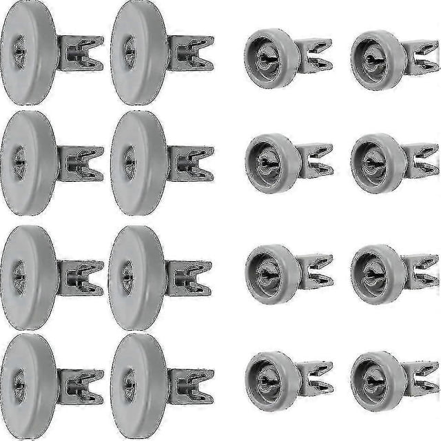 Dishwasher Basket Rack Wheels for Ikea DW60 RDW60 8 Upper and 8 Lower Wheels