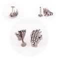 thumbnail image 2 of MasteelfCA 4pcs Skeleton Claw Design Lip Nail Punk Style Lip Studs Body Piercing Jewelries, 2 of 7
