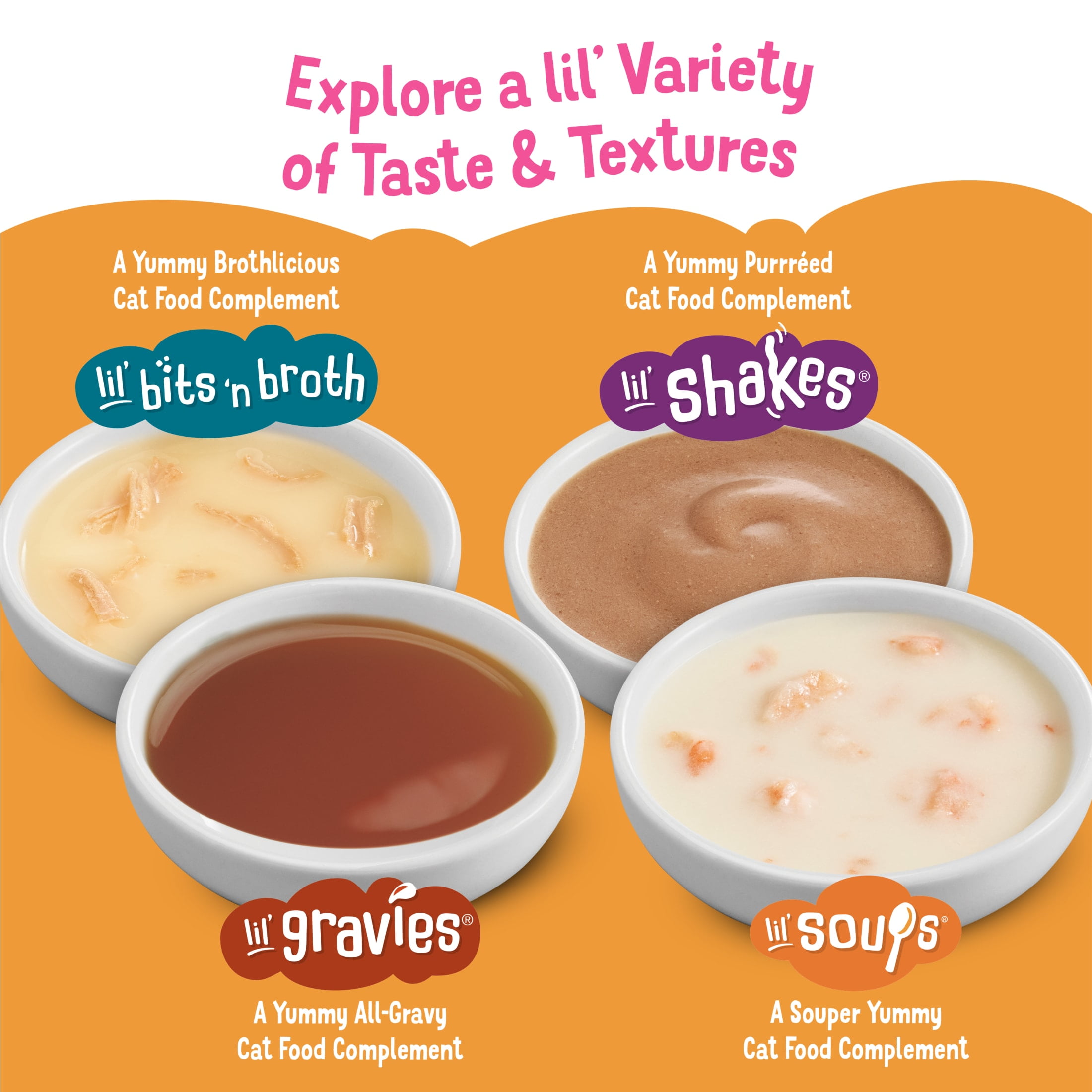 Purina Friskies Grain Free Lickable Cat Food Toppers Lil’ Soups With Sockeye Salmon in Chicken Broth, 1.2 oz Cups