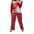 thumbnail image 3 of Pantalon de Flocon de Neige à Manches Longues pour Renne en Pyjama de Noël, 3 of 6