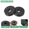 thumbnail image 2 of Uxcell 8-Pack Rubber Isolation Washers, 1.4" OD 0.4" ID 0.3" Thick for Home and Car Accessories, Black, 2 of 6