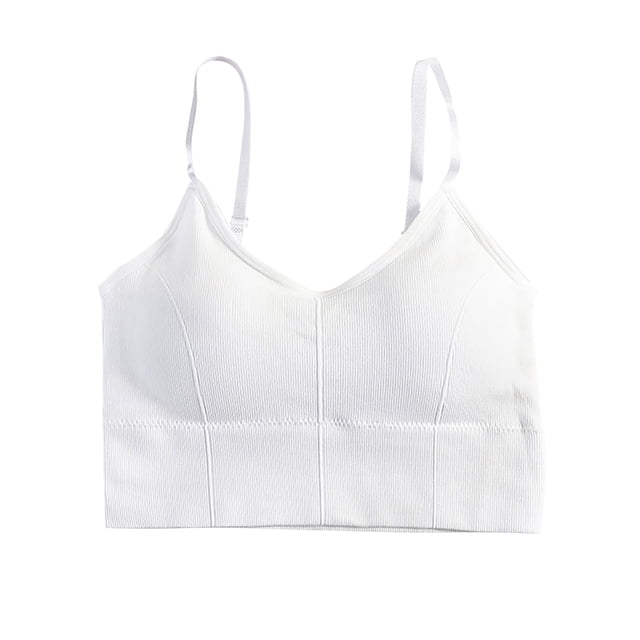 Clearance Sale 2025 Bra Tank With Built In Bra Womens Tank Tops Strap Stretch Cotton Camisole With Built In Padded Shelf Bra Small Color A