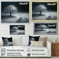 thumbnail image 4 of Designart "Winter Tree In Black And White Photography II" Tree Canvas Prints, 4 of 7