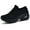 ALL BLACK, variant on STQ Women's Walking Shoes Slip on Breathable Sneakers All Black US 8
