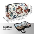 thumbnail image 4 of XMXT Large Capacity Makeup Pouch Bag, Hand Painted Persian Print Make Up Storage Bag Cosmetic Travel Toiletry Bags for Women Men, One Size, 4 of 9