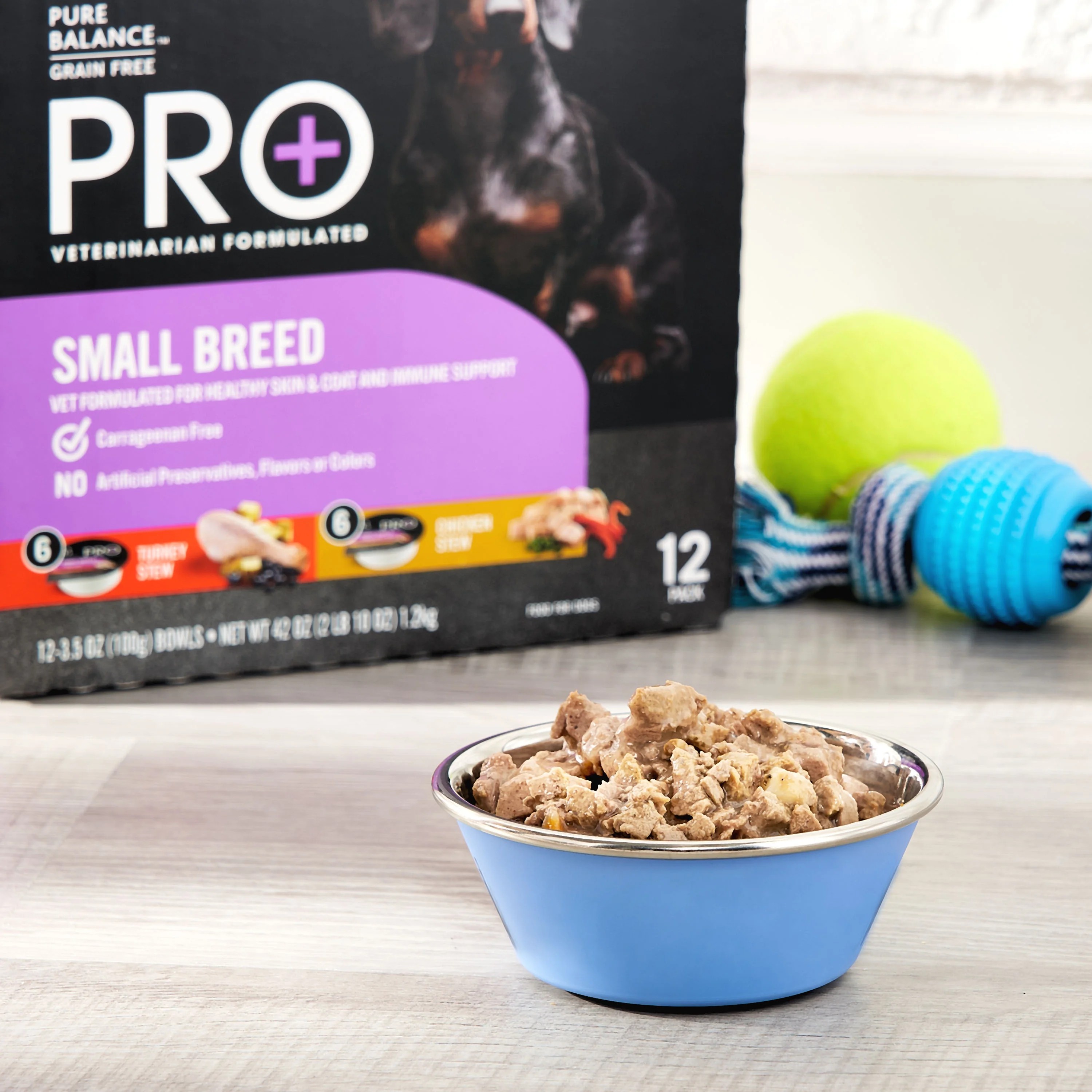 Pure Balance Pro+ Small Breed Wet Dog Food Variety Pack, 3.5 Oz, 12-Pack photo 2