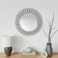 thumbnail image 4 of Wall Mirror Silver Round Mirrors for Wall Decor,17", 4 of 8