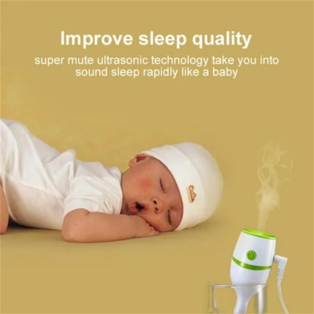 

LCNCAN Silent Compact Mini USB Air Humidifier Set of 2 - Ideal for Home Office and Car Use. Excellent Portable Fogger Mist Maker Spray for Enhancing Sleep and Respiratory Wellness. Hig