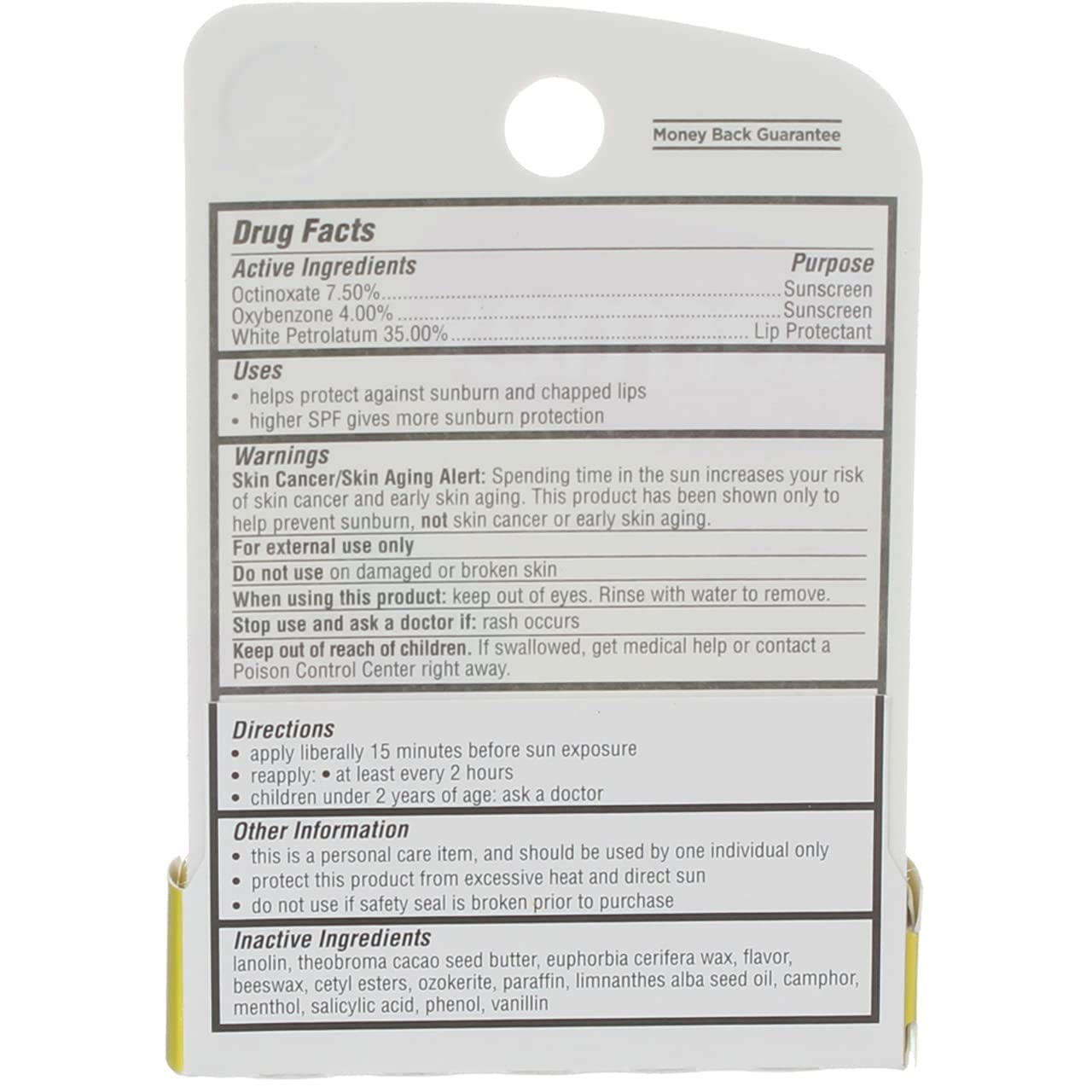 Carmex Click-Stick Moisturizing Lip Balm Spf 15 Cherry 0.15 Oz (Pack Of 10)